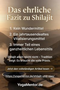 Shilajit und Ojas und der Hype
