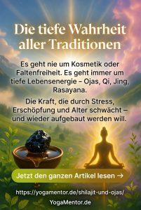 Statt Kosmetik Prana stärken und Ojas aufbauen