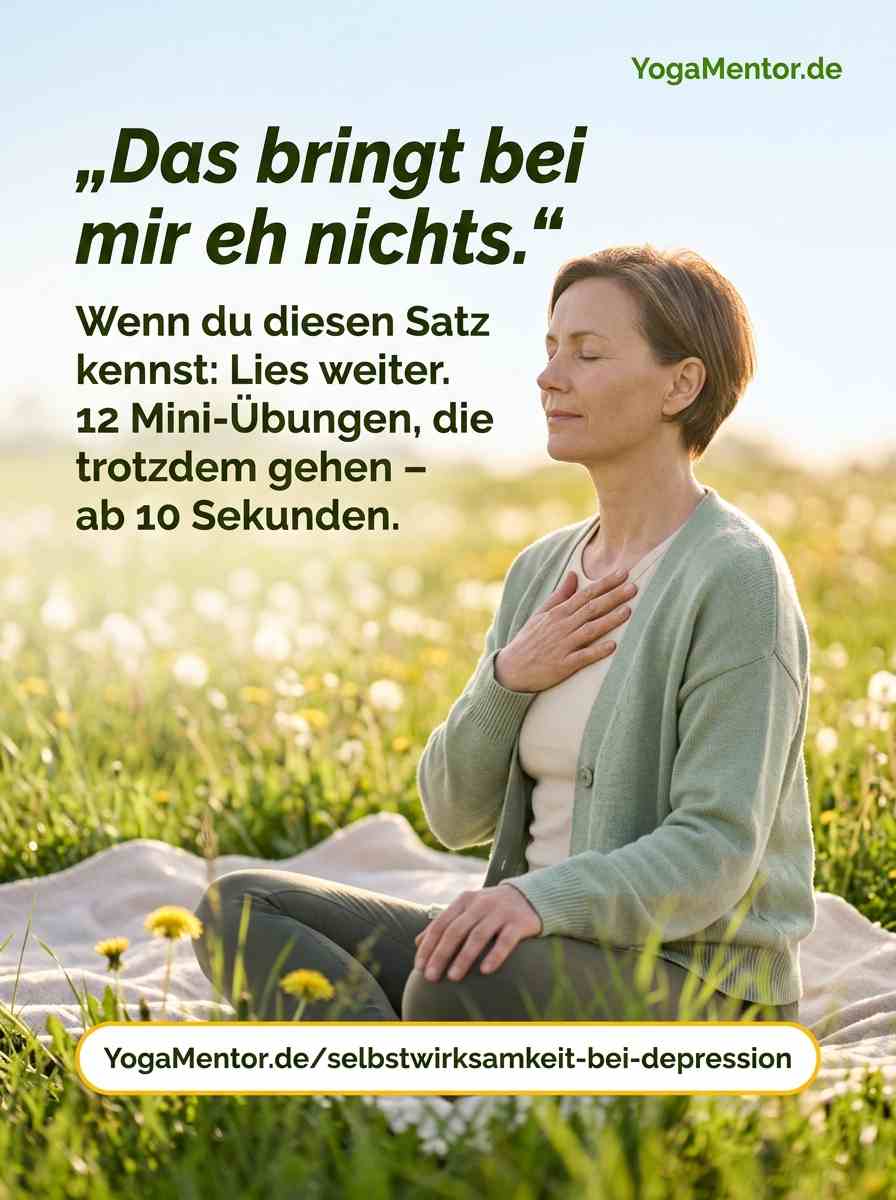 Selbstwirksamkeit bei Depression - 12 Mini-Übungen