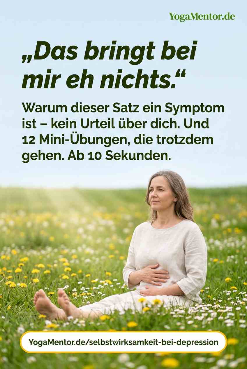 Selbstwirksamkeit bei Depession - 12 Mini-Übungen - Vertikal