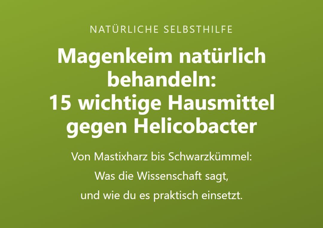 Magenkeim natürlich behandeln: 5 hilfreiche Selbsthilfe-Strategien Praktische Bausteine, die du sofort umsetzen kannst – für deine Magengesundheit.