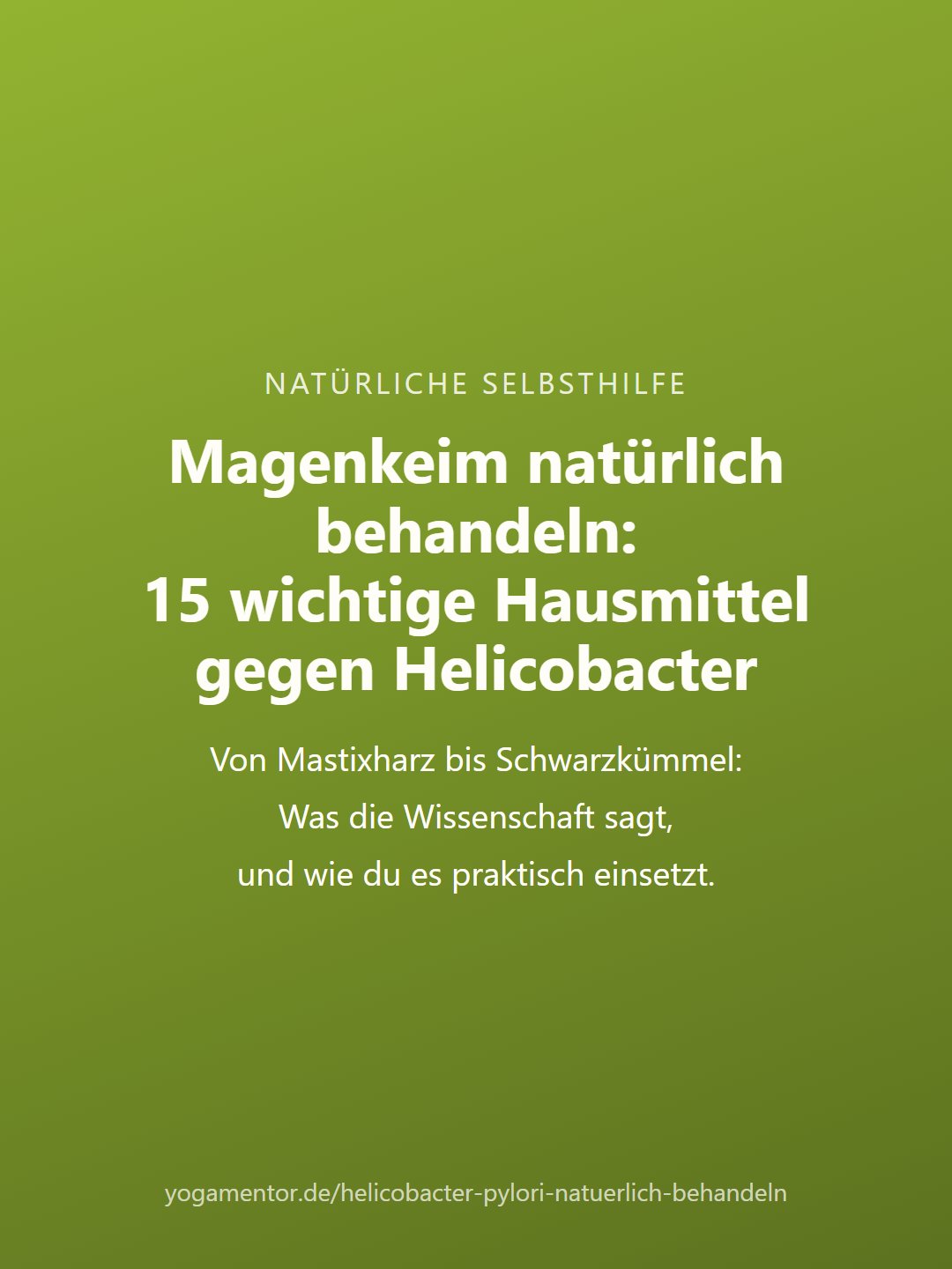 Magenkeim natürlich behandeln Selbsthilfe: 5 hilfreiche Strategien